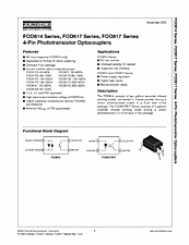 DataSheet FOD817 pdf